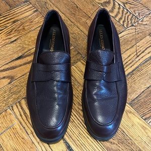 Allen Edmonds Salerno Leather Penny Loafer “Maroon / Brown” Men’s Size 11.5